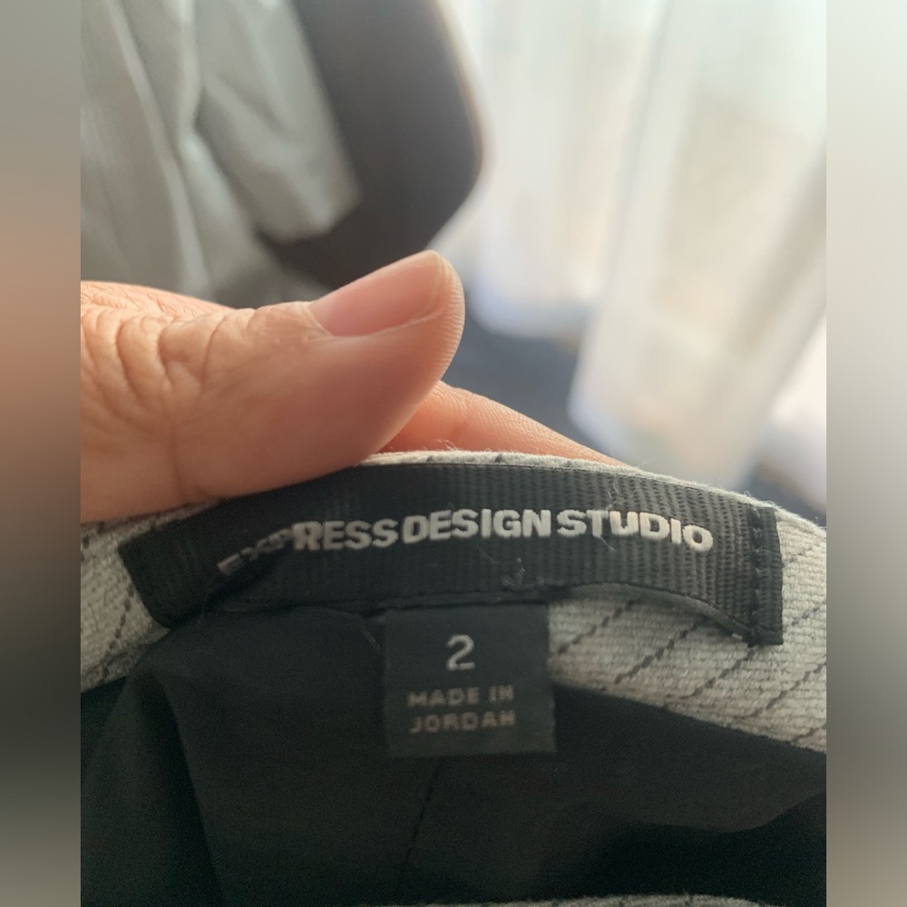 Gray Pinstripe Suit like New - Picture 6 of 9